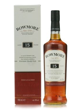 波摩15年单一麦芽威士忌 BOWMORE 15YO43%/70cl达克斯艾莱岛洋酒