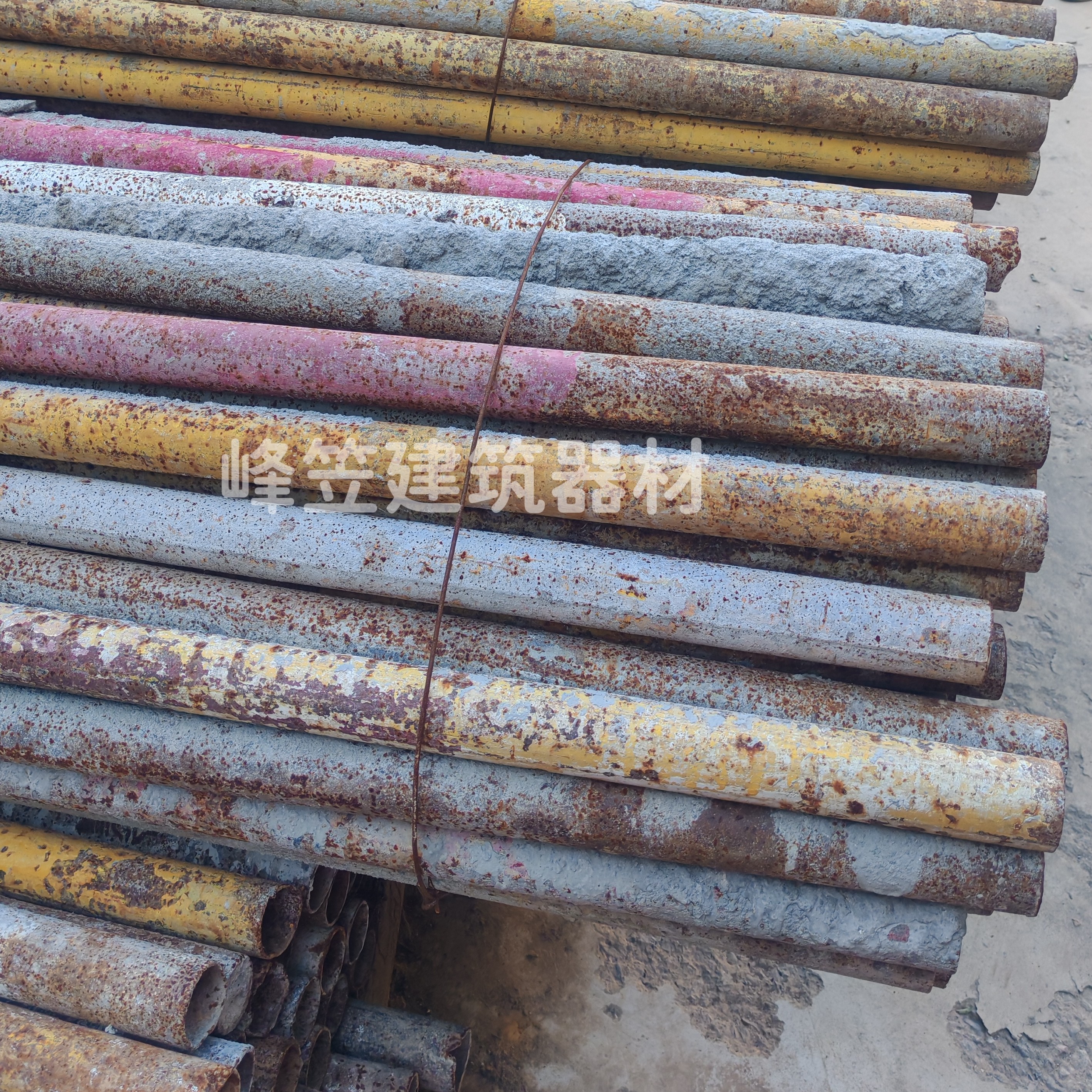 旧钢管工地架子管建筑旧48钢管1.5寸寸半管脚手架子管工地48钢管图片