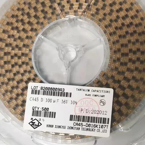 CA45-D020M226T 湘江贴片钽电容器2917 22uF 20V 20% 7343-31