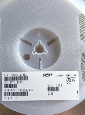 F921A476MBA AVX钽电容 1311 47uF 10V 20% 3528-11 薄型J引线