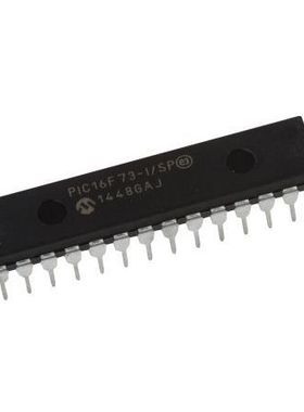 PIC16F73-I/SP DIP-28 Microchip (微芯) 微控制器 IC =MSD