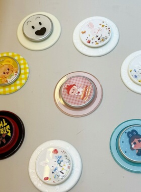 泡泡骚通用手机气囊支架啪嗒磁吸支架可伸缩适配popsockets-kitty