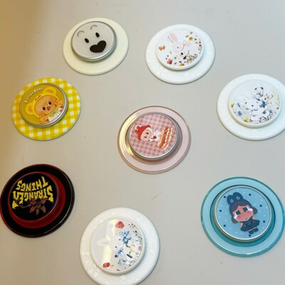 泡泡骚通用手机气囊支架啪嗒磁吸支架可伸缩适配popsockets-kitty