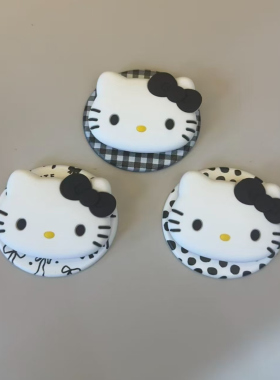 泡泡骚通用手机气囊支架啪嗒kitty磁吸支架可伸缩适配popsockets