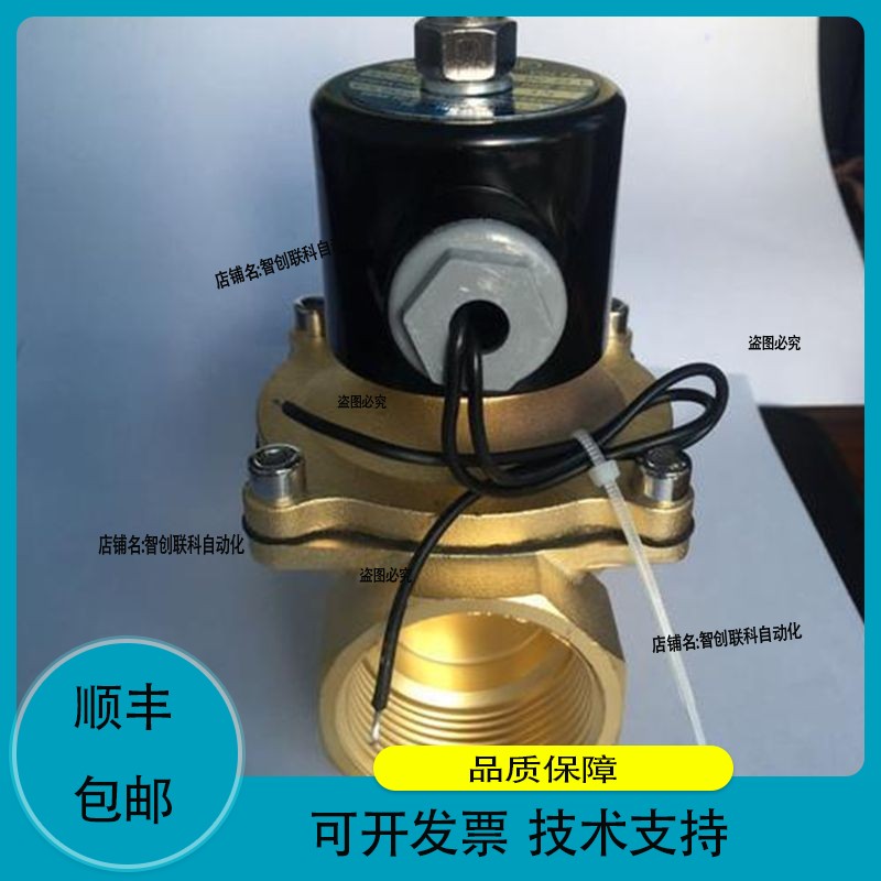 ZCA-400-40真空电磁阀 两位两通AC220V黄铜DC24质保一年AC380V