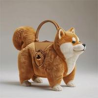 谁不想要一只这么可爱的狗狗包啊！！！站姿可爱狗狗手提包礼物