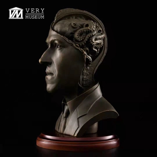 VM非常博物馆Paul Lovecraft铜像雕塑摆件 Jackson拉夫克罗夫特MP