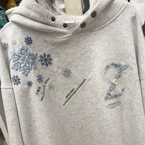 雪花字母领花刺绣花样纸贴手工diy带图水溶贴破补洞立体花材料包