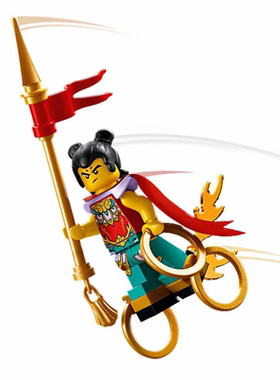 乐高 lego 悟空小侠 人仔 mk077 哪吒 风火轮 80034 独占 全新