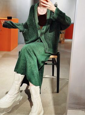 final sale! hand painted 真丝与羊绒开衫