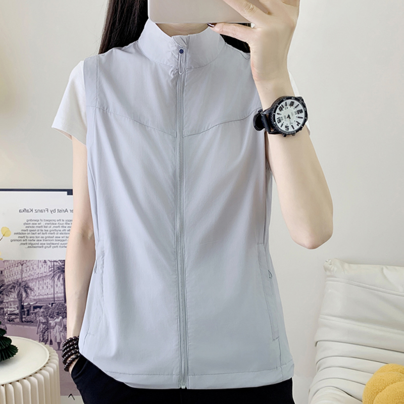 薄款冰感運動馬甲皮膚衣工裝背心
