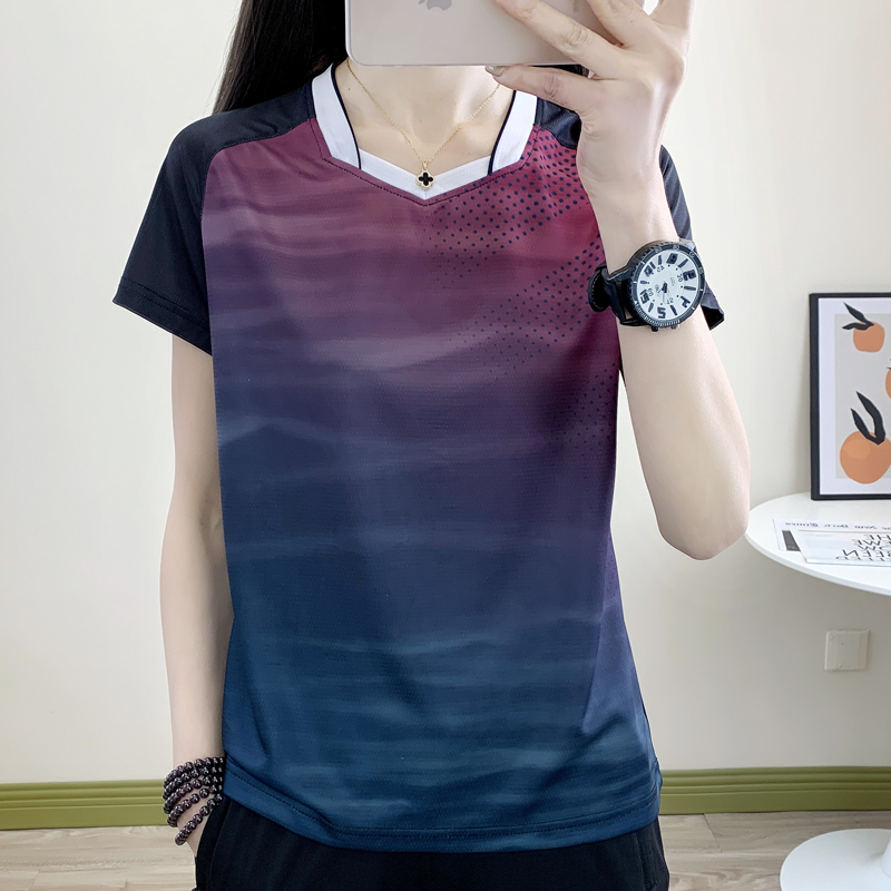 速干衣T恤女透气轻薄运动短袖男