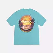 现货日本STUSSY SUNSET TEE海岛日落印花短袖T恤24新款