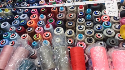 4高士402缝纫线黄红蓝绿紫青粉橙灰多色可选进口韧性缝纫28包邮