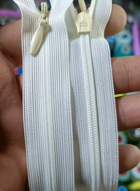 10条隐形拉链SBS白色30cm中长裙拉链闭口拉链品牌拉链满28包邮