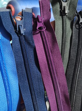 品牌SAB尼龙双头拉链7号头 长约67cm大衣拉链