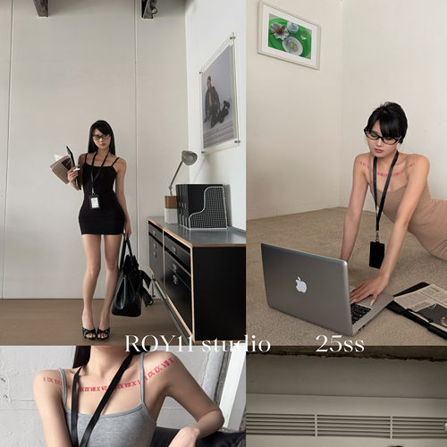 skims肯豆卡戴珊性感吊带连衣裙