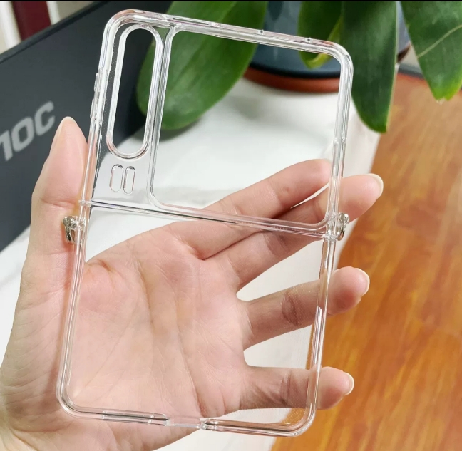 适用于华为purax阔折叠屏手机壳透明PC侧挂五金全包保护套硬壳diy高透Pura X保护套