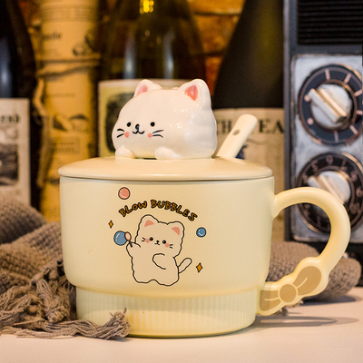 陶瓷可爱大众手工早餐碗