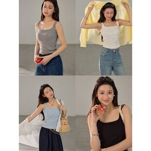 【背心穿搭公式】歌铭双肩带胸垫一体式背心女春季内搭吊带SG003