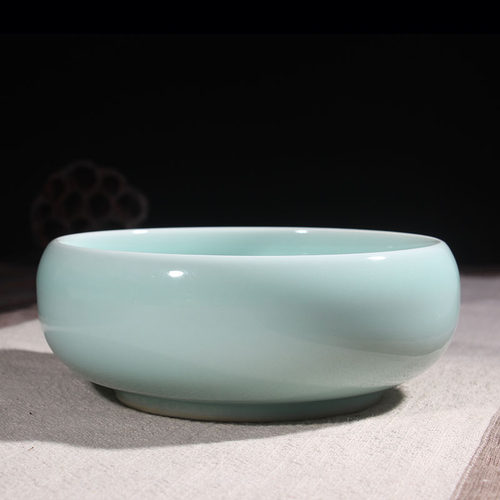 青瓷陶瓷茶洗花盆烟灰缸水果盘