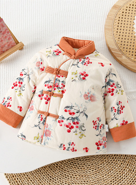 纯棉花棉袄冬季新款儿童棉服男童女童宝宝冬装加厚保暖棉衣冬外套