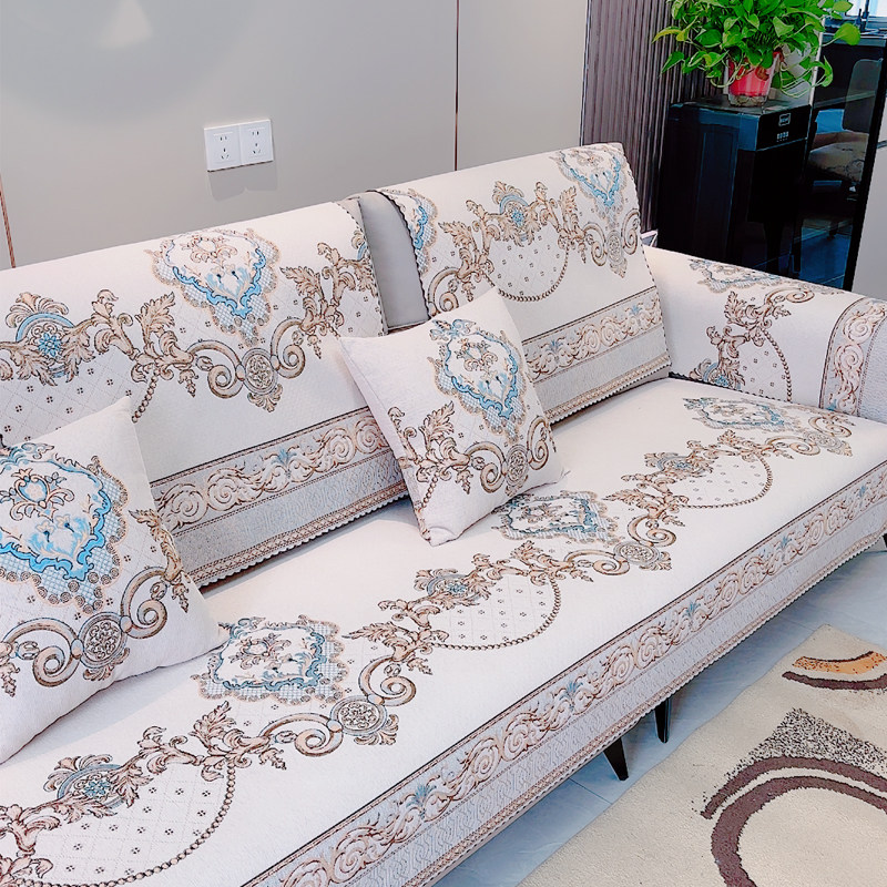 通用沙发垫雪尼尔坐垫实木垫子套罩防滑三坐新款轻奢四季,居家布艺,沙发垫,淘宝优惠券,粉丝福利购,淘宝优惠卷