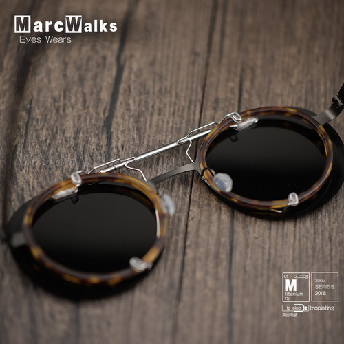 9704专用可上翻太阳镜夹片式近视墨镜男士墨镜片开车专用眼镜