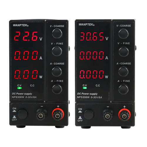 wanptek固测NPS306W NPS3010W四位带功率显示直流可调稳压电源