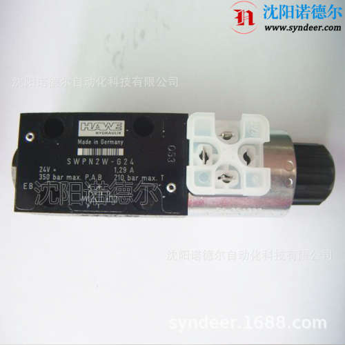 hawe哈威电磁换向阀SWPN 21 W-X 24原型号SWPN-2W-G24