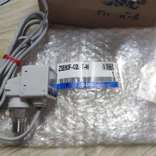 SMC 原装正品 ZSE20C ZSE80F-02L-T-M通用流体用 2色显示式数字式
