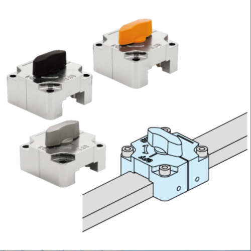 日本IMAO今尾QCSQ1212-OG滑动锁紧器QCSQ2509-BK角钢滑动锁紧
