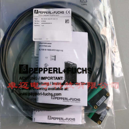 原装P+F倍加福对射式光电传感器M100/MV100-RT/35/76b/102/115