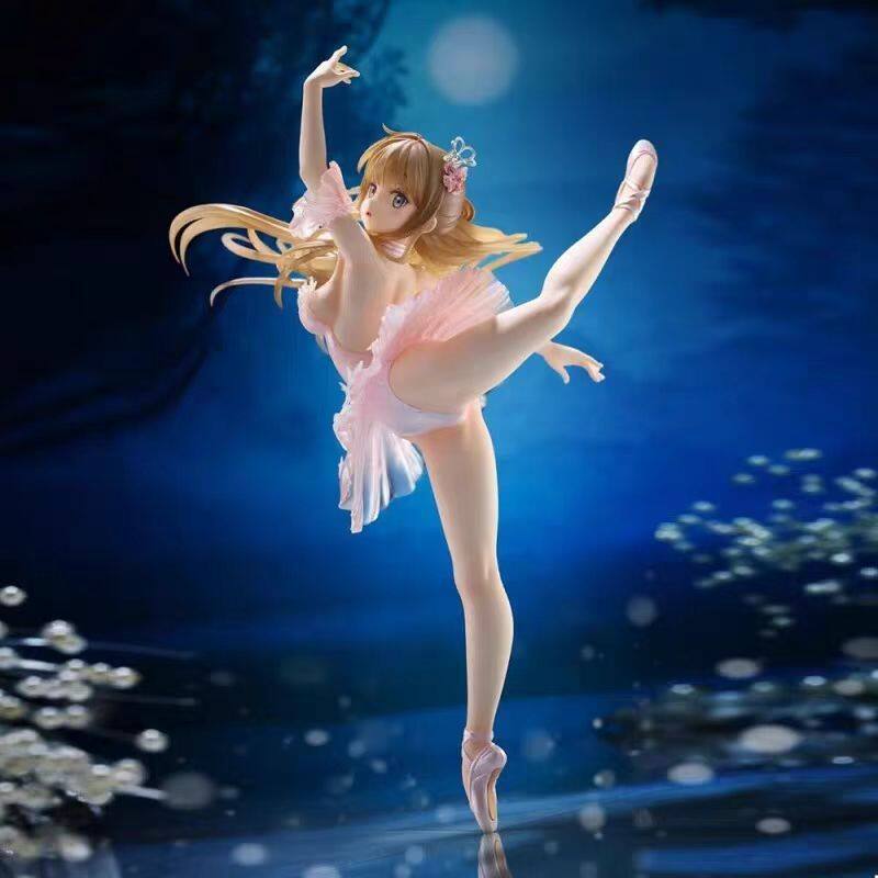 白天鹅少女桌面芭蕾美少女摆件盒手办/手办景品