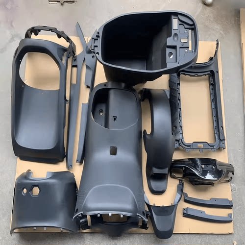 九号N70C/N80C/N85C/N90C/N100系列pp件黑色塑料件内壳车壳