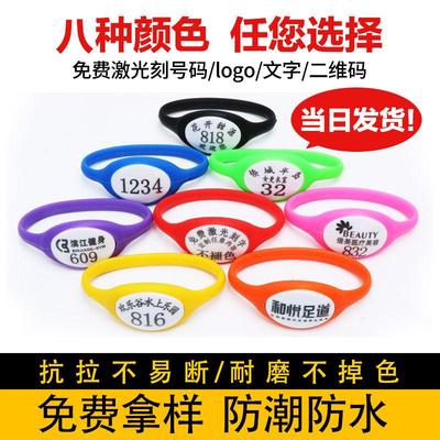 数字健身房更衣柜硅胶桑拿手牌