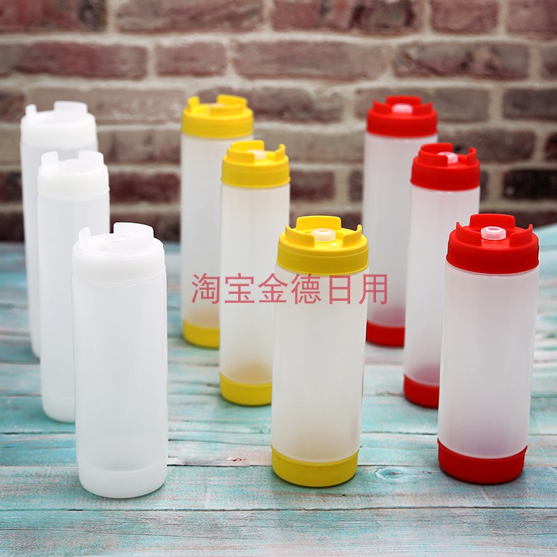 防漏双头酱汁瓶塑料沙拉挤酱瓶厨房烘焙调料瓶挤壶寿司酱汁壶易损在类目 厨房/烹饪用具, 厨用小工具/厨房储物, 储物瓶罐/厨房储物器皿, 调味瓶罐中 - 来自Buy2taobao.com提供专业的淘宝代购服务