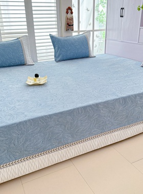 定制炕垫雪尼尔榻榻米床单专用床盖防滑土炕盖四季通用3米5大炕罩