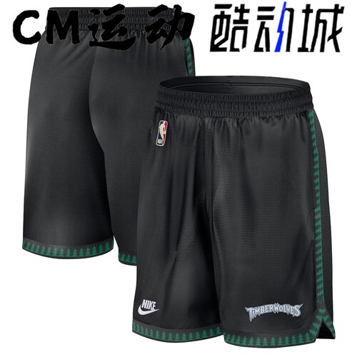耐克森林狼25-26复古球迷版球裤