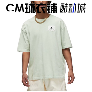 酷动城正品JORDAN男子运动休闲宽松套头圆领短袖T恤DZ0605-321