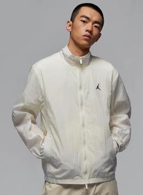 酷动城正品JORDAN男子运动休闲梭织立领长袖夹克外套FV7300-133