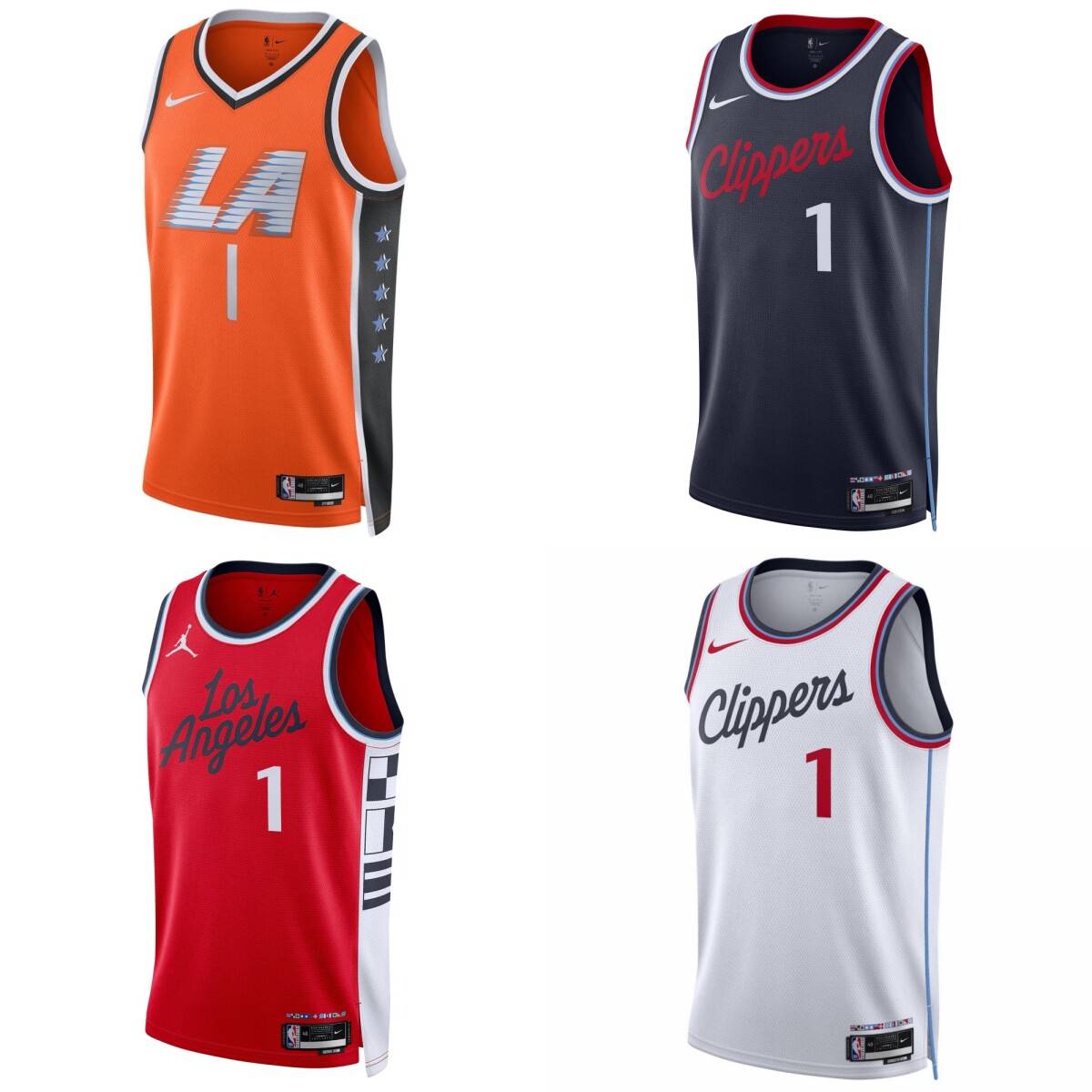 酷动城NIKE耐克哈登快船76人骑士火箭25-26赛季1号球迷版SW球衣