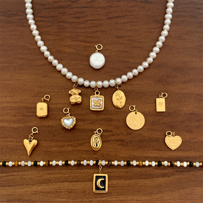 14K包金不褪色可拆卸质感吊坠女