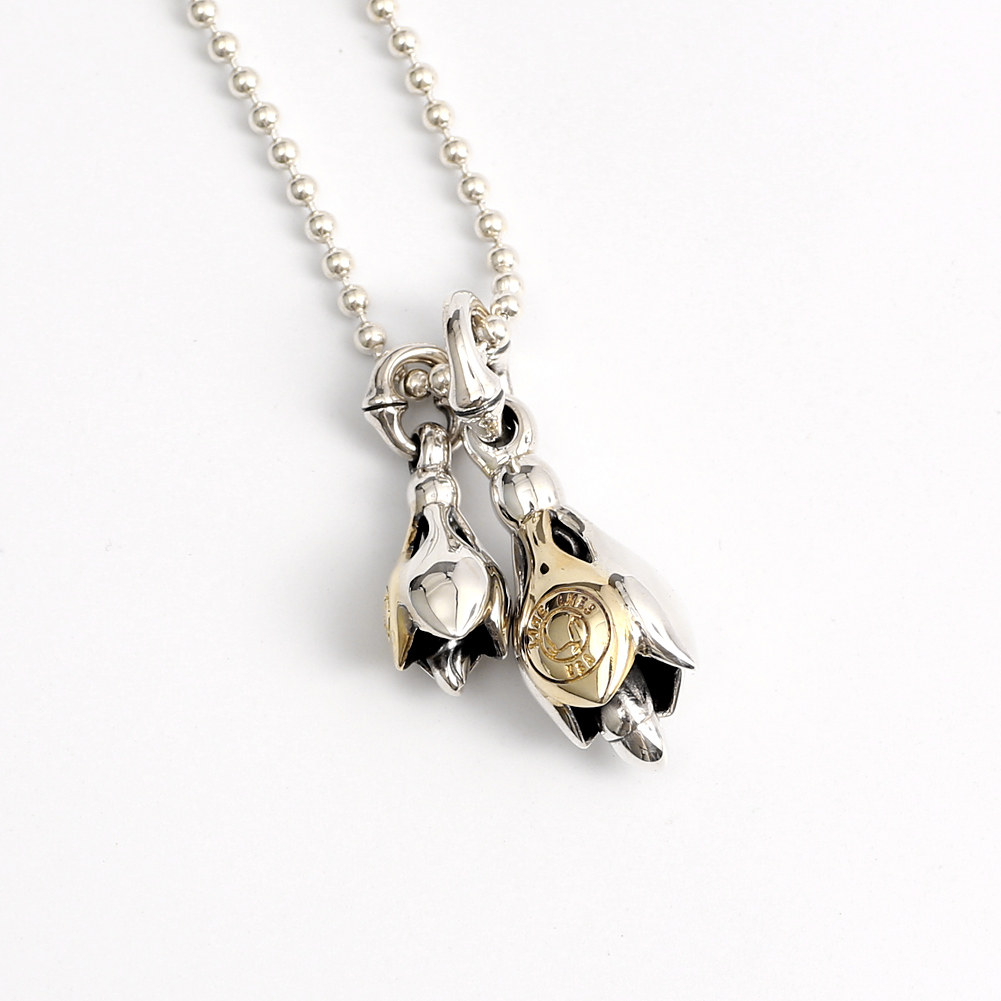 三沐手工Lone ones 金莲花铃铛吊坠925纯银潮牌TEAR BELL泪铃