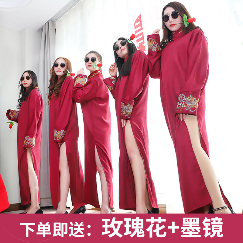 新款伴郎服結婚中式兄弟團裝禮服馬褂婚慶中國風唐裝大褂古裝長袍在類目 女裝/女士精品, 唐裝/民族服裝/舞臺服裝, 民族服裝/舞臺裝中 - 來自Buy2taobao.com提供專業的淘寶代購服務