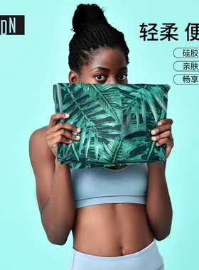 sigedn瑜伽垫铺巾健身毯吸汗硅胶防滑毛毯便携垫初学者女印花毛毯