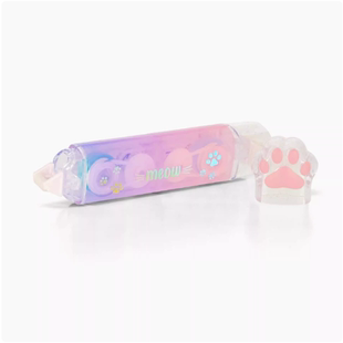 莱格密意大利修正带便携学生用大容量渐变色猫爪晴空透明橡皮