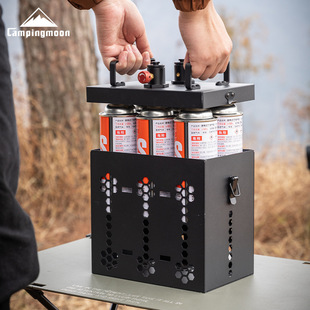 柯曼BKZ63户外燃料储藏箱六供二卡式仓炉具房车露营供给能量仓