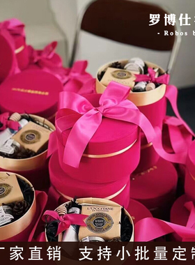 结婚伴娘伴手礼盒子空盒小众高级感宝宝宴婚礼男士丝绒礼品盒定制