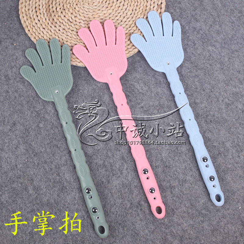 加长手掌拍痧板拍打棒软胶按摩棒经络拍捶背器健身拍按摩锤五指拍
